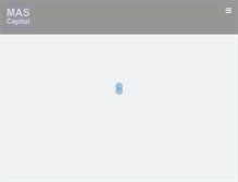 Tablet Screenshot of mascapital.com